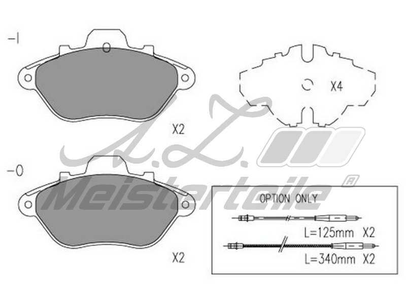 Brake pad for disc brake